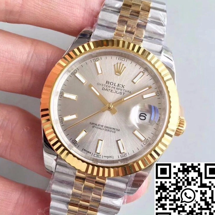 Rolex M126333-0004 EW Factory II Datejust Rhodium Dial 0517
